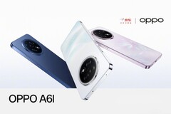 Oppo A6L доступен в белом, голубом и розовом цветах (Источник изображения: Oppo)