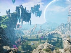 Изображение, показывающее открытый мир в Edge of Eternity.