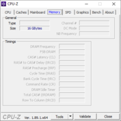 CPU-Z: Оперативная память