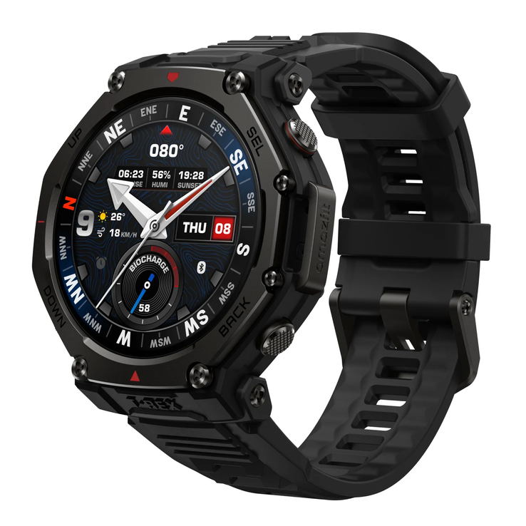 Смарт-часы Amazfit T-Rex 3 Pro 44 мм Tactical Black. (Источник изображения: Amazfit)