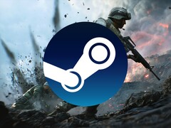 Показан баннер Battlefield 2042 с логотипом Steam (Источник изображения: Steam с правками)