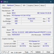 Материнская плата CPU-Z