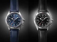 Модели Seiko HBC008J (слева) и HBC009J (справа) поставляются с кожаными ремешками.