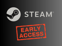 Баннер с логотипом Steam и печатью раннего доступа (Источник изображения: Steam с правками)