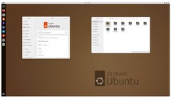 Юбилейная тема рабочего стола Ubuntu 24.10