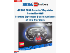 Предполагаемая утечка, демонстрирующая LEGO-копию контроллера SEGA Genesis (источник изображения: Itavix bricks Instagram)