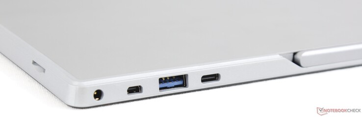 Правая грань: разъем питания, Micro HDMI, USB 3.0 Type-A, USB Type-C с поддержкой Power Delivery