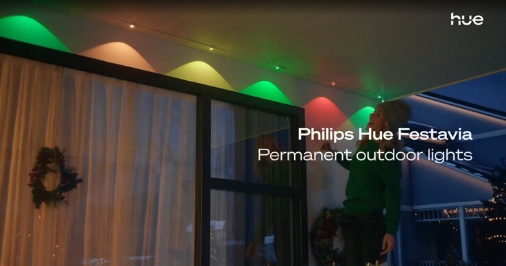 Постоянный наружный светильник Philips Hue Festavia. (Источник изображения: Philips Hue)