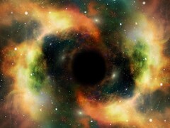 Иллюстрация художника, изображающая черную дыру. (Источник изображения: geralt - Pixabay)