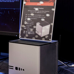 Abee AI Station кажется выше, чем многие конкурирующие мини-ПК AMD Strix Halo. (Источник изображения: Abee через @9550pro)
