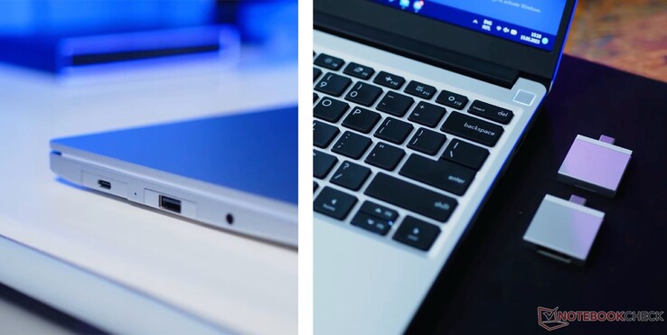 В DockFrame используются те же портовые модули, что и в Framework Laptop (Источник изображения: Notebookcheck)