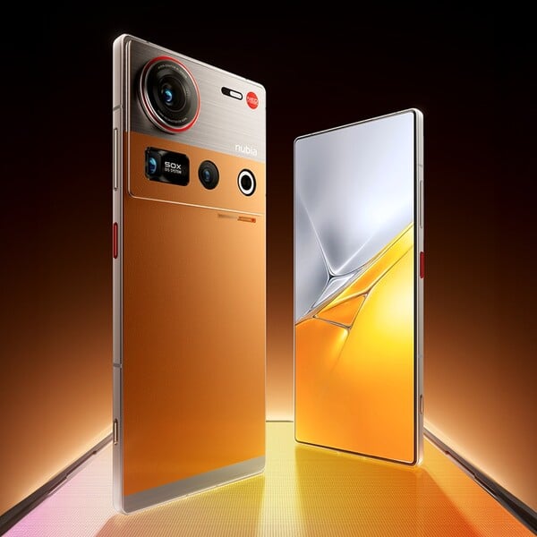 Nubia Z70S Ultra в антично-коричневом цвете. (Источник изображения: Nubia)