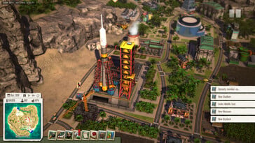 Изображение, на котором изображена ракета в игре «Tropico 5».