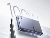 Новое зарядное устройство Nexode Air 100W Slim стоит в Китае около 28 долларов. На снимке: рекламное изображение зарядного устройства, демонстрирующее поддержку быстрой зарядки.