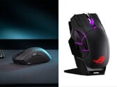 Игровые мыши ROG Gladius IV Ace (слева) и ROG Spatha X 65K (справа).