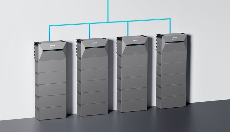 Планируется кластерная работа до четырех Solarbank 3 Pro. (Источник изображения: Anker Solix)