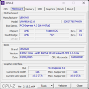 Материнская плата CPU-Z