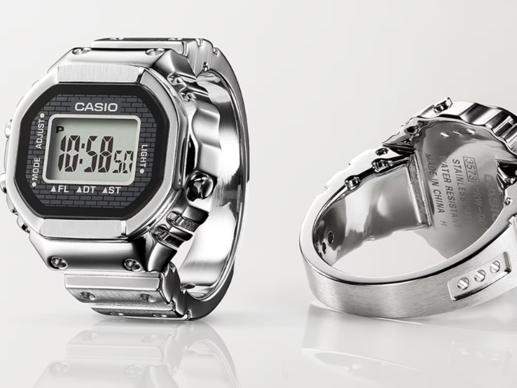 Часы с кольцом Casio CRW-001-1. (Источник изображения: Casio)