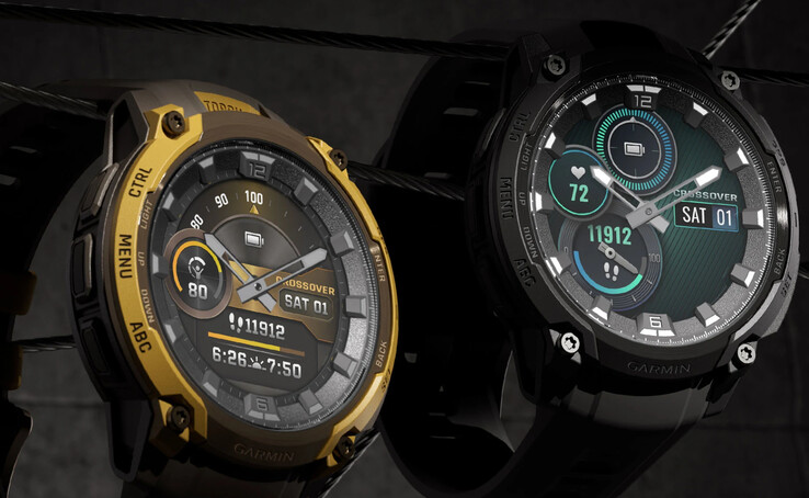 Instinct Crossover AMOLED продается в двух цветах, но только в виде 46-миллиметровых smartwatch. (Источник изображения: Garmin)