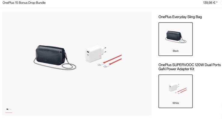 OnePlus 15 Bonus Drop Bundle. (Источник изображения: OnePlus Germany)