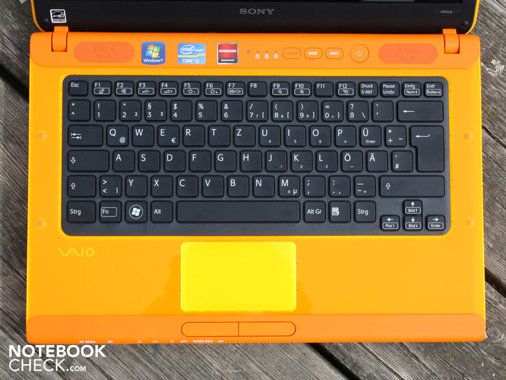 Sony Vaio VPC-CA1S1E. Устройства ввода Sony Vaio VPC-CA1S1E. Устройства ввода