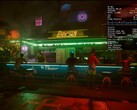 Cyberpunk 2077 работает под macOS 26 Tahoe с включенной интерполяцией кадров MetalFX на MacBook Pro M1 Max. (Источник изображения: Blendlogic Tech на YouTube)
