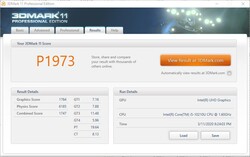 3DMark 11 сразу после стресс-теста