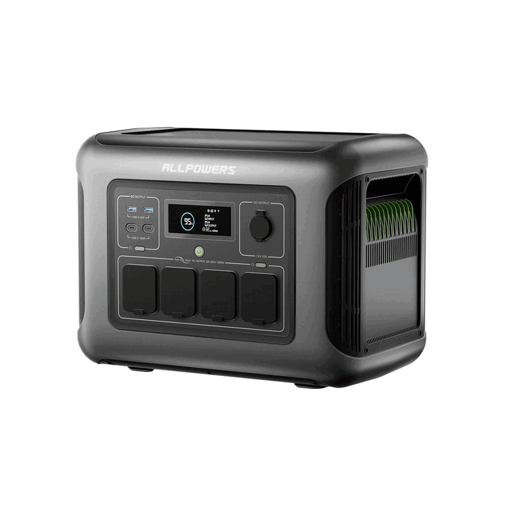 Портативная электростанция Allpowers R1500 Lite имеет в общей сложности 8 портов (Источник изображения: Allpowers)