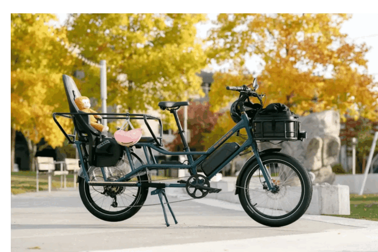 RadWagon 5 в синем металлическом цвете (Источник изображения: Rad Power Bikes)