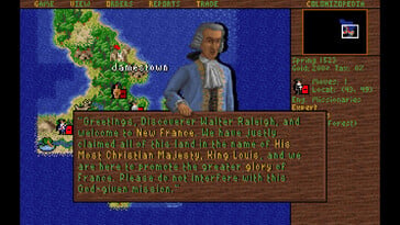 На снимке: скриншот игрового процесса из игры «Sid Meier's Colonization (Classic)».
