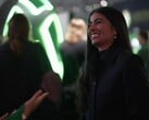 Снимок экрана с изображением генерального директора Xbox Аши Шармы во время интервью для BBC News