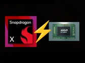 Snapdragon X начального уровня обменивается ударами с Ryzen 7 8840U в многоядерном Geekbench 6. (Источник изображения: AMD, Qualcomm, отредактировано)