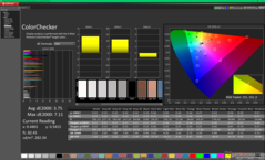 ColorChecker перед калибровкой (P3)