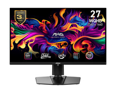 MSI MAG 271QPX QD-OLED E2 будет немного дешевле существующей модели MSI MAG 271QPX QD-OLED. (Источник изображения: MSI)