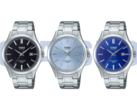 Слева направо (на фото): Casio MTS-115D-1AV, MTS-115D-2A2V и MTS-115D-2A1V. Существуют еще две модели, которые не вошли в это изображение. (Источник изображения: Casio - Отредактировано)
