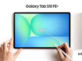 Модель Galaxy Tab S10 FE+ будет оснащена 13,1-дюймовым дисплеем. (Источник изображения: Эван Бласс)