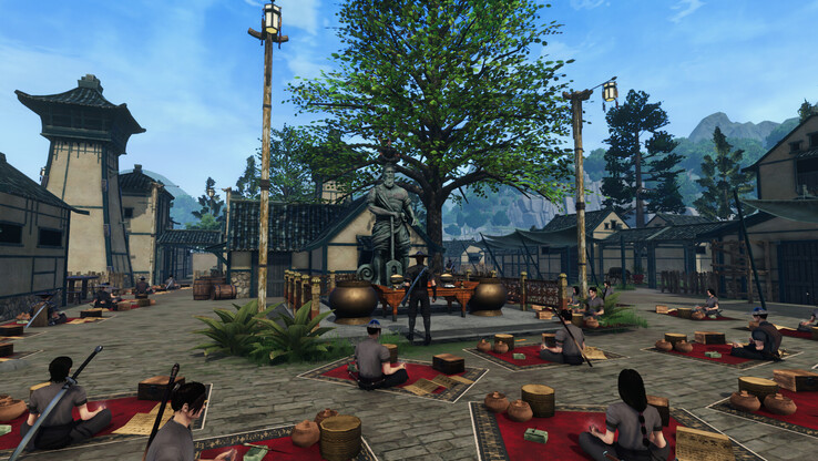 Изображение, показывающее окружение в Хейвенхолде. (Источник изображения: Steam)