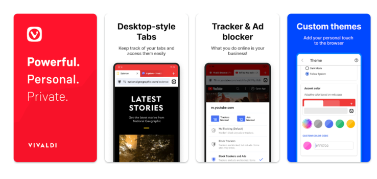 Браузер Vivaldi Android 