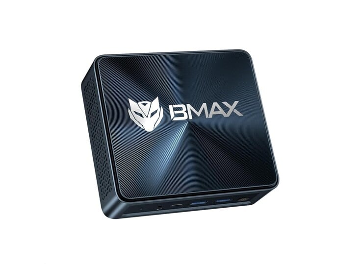 Мини-ПК Bmax MaxMini B12 Power выполнен в синем корпусе.