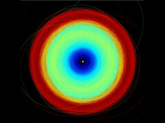 Наложенные движения показывают бинарную систему. (Источник изображения: ESA/Gaia/DPAC)