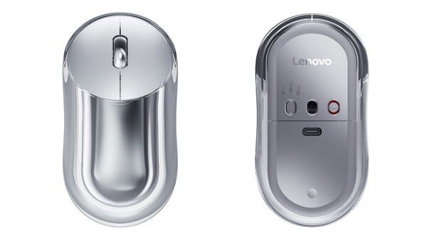 Беспроводная мышь Lenovo 900 может быть сопряжена с тремя устройствами одновременно. (Источник изображения: Lenovo)
