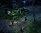 Изображение, демонстрирующее игровую среду и персонажей игры «Mutant Year Zero: Road to Eden», на которую сейчас действует скидка 70 %.