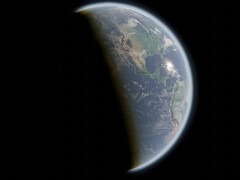 Иллюстрация художника, изображающая Землю в космосе. (Источник изображения: TheHappyCamper - Pixabay)