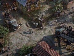 Изображение боя в War Mongrels, которая сейчас продаётся в Steam со скидкой 78%.