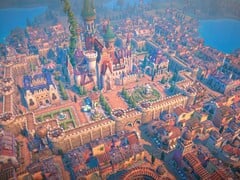 Изображение города в Fabledom, которая сейчас продаётся в Steam со скидкой 65%.