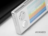Крупный план устройства Pocket Micro 2 в двух цветовых вариантах.