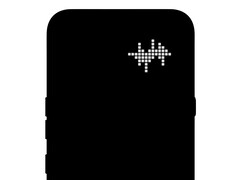 Тизер Nothing Phone (4a) Pro, демонстрирующий светодиодную матрицу с глифами.