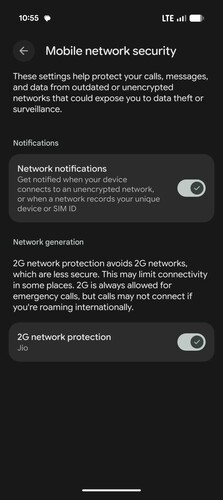 Варианты защиты мобильных сетей
