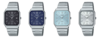 Слева направо: часы Casio MTP-B185D-1AV, MTP-B185D-2A1V, MTP-B185D-2A2V и MTP-B185D-7AV. (Источник изображения: Casio, отредактировано)