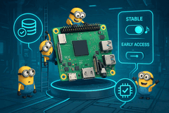 DietPi 9.17 Linux для SBC, тизерное изображение запуска, сгенерированное искусственным интеллектом (Источник изображения: DietPi.com Docs)